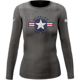Amarillo Warbirds | Women's Distressed L/S Tee